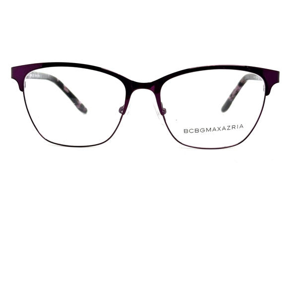 BCBGMAXAZRIA Quinn Eggplant Eyeglasses Frame 53-16-135mm H16703 - Picture 1 of 7